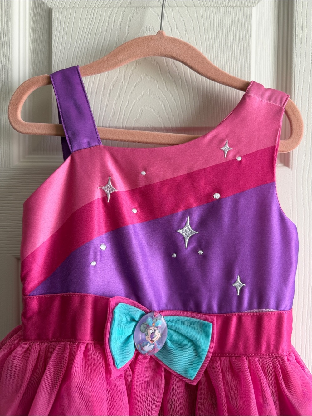 Girls' Minnie Mouse Disneyland 70th Anniversary Tulle Dress Jacket, 4 - Picture 3 of 9